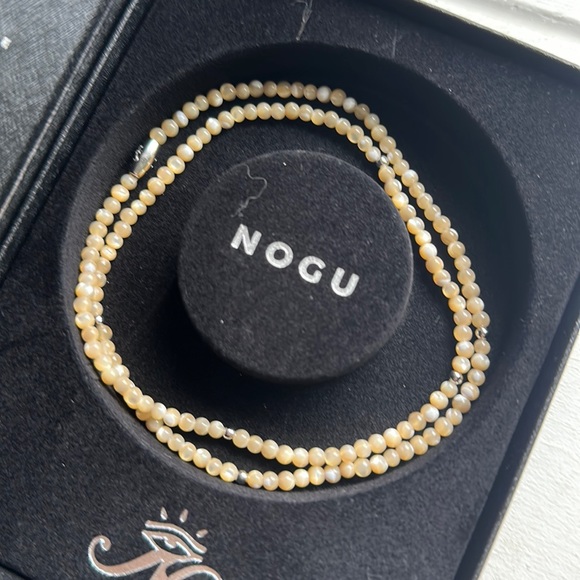 BRAND NEW NOGU Popcorn Jasper | .925 Sterling Silver BRACELET, NECKLACE, ANKLET - Picture 2 of 5